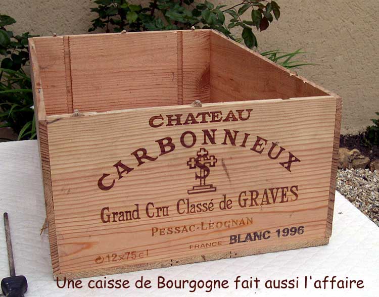 Une caisse de Graves